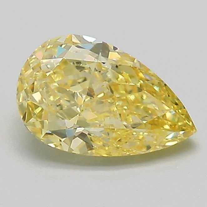 Loose Diamond - PEAR 1.1ct Fancy Yellow VS2: Loose Diamond - PEAR 1.1ct Fancy Yellow VS2 Source: This is a real non-mined Diamond that has been grown in a lab Shape: PEAR Carats: 1.1 Color: Fancy Yellow Certification: IGI Video: