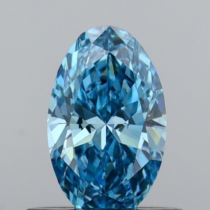 Loose Diamond - OVAL 0.57ct Fancy Vivid Blue VS2: Loose Diamond - OVAL 0.57ct Fancy Vivid Blue VS2 Source: This is a real non-mined Diamond that has been grown in a lab Shape: OVAL Carats: 0.57 Color: Fancy Vivid Blue Certification: IGI Video: