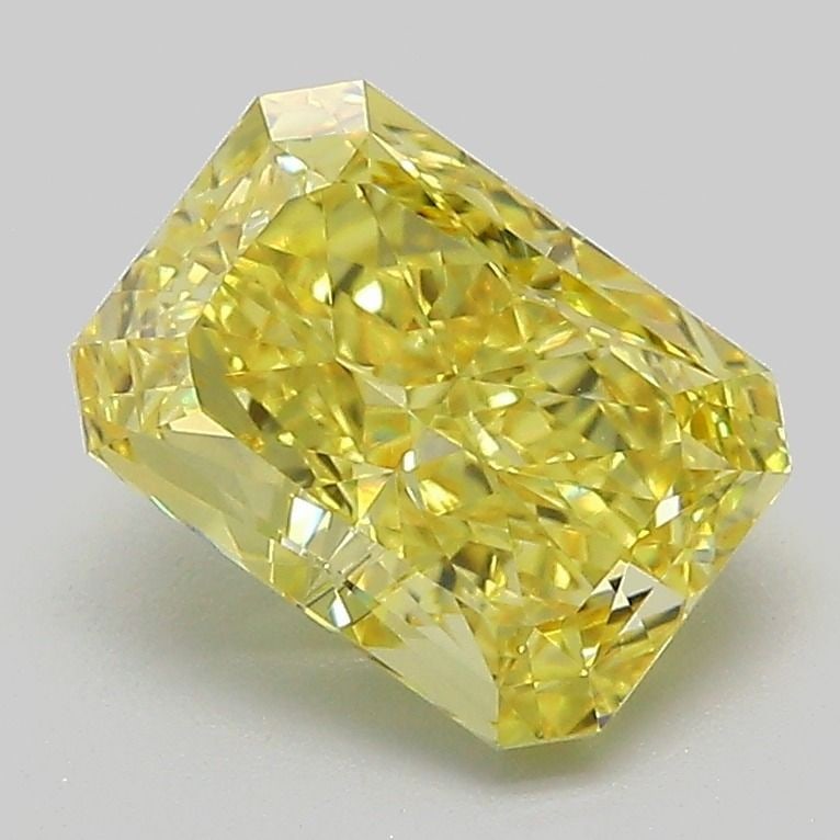 Loose Diamond - RADIANT 2.09ct Fancy Vivid Yellow VS1: Loose Diamond - RADIANT 2.09ct Fancy Vivid Yellow VS1 Source: This is a real non-mined Diamond that has been grown in a lab Shape: RADIANT Carats: 2.09 Color: Fancy Vivid Yellow Certification: IGI Vid