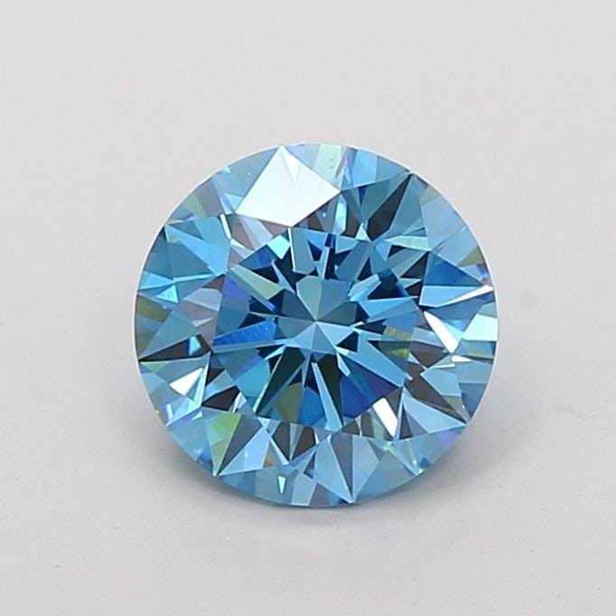 Ideal Loose Diamond - ROUND 2.5ct Fancy Vivid Blue VS1: Ideal Loose Diamond - ROUND 2.5ct Fancy Vivid Blue VS1 Source: This is a real non-mined Diamond that has been grown in a lab Shape: ROUND Carats: 2.5 Color: Fancy Vivid Blue Certification: IGI Video: