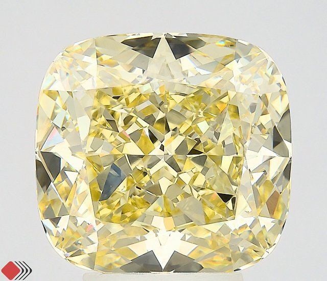 Loose Diamond - CUSHION MODIFIED 5.04ct Fancy Intense Yellow VVS2: Loose Diamond - CUSHION MODIFIED 5.04ct Fancy Intense Yellow VVS2 Source: This is a real non-mined Diamond that has been grown in a lab Shape: CUSHION MODIFIED Carats: 5.04 Color: Fancy Intense Yellow