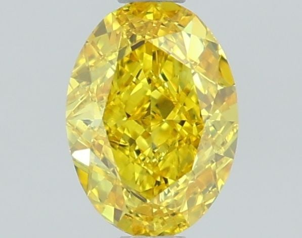 Loose Diamond - OVAL 1.04ct Fancy Vivid Yellow VS1: Loose Diamond - OVAL 1.04ct Fancy Vivid Yellow VS1 Source: This is a real non-mined Diamond that has been grown in a lab Shape: OVAL Carats: 1.04 Color: Fancy Vivid Yellow Certification: IGI Video: