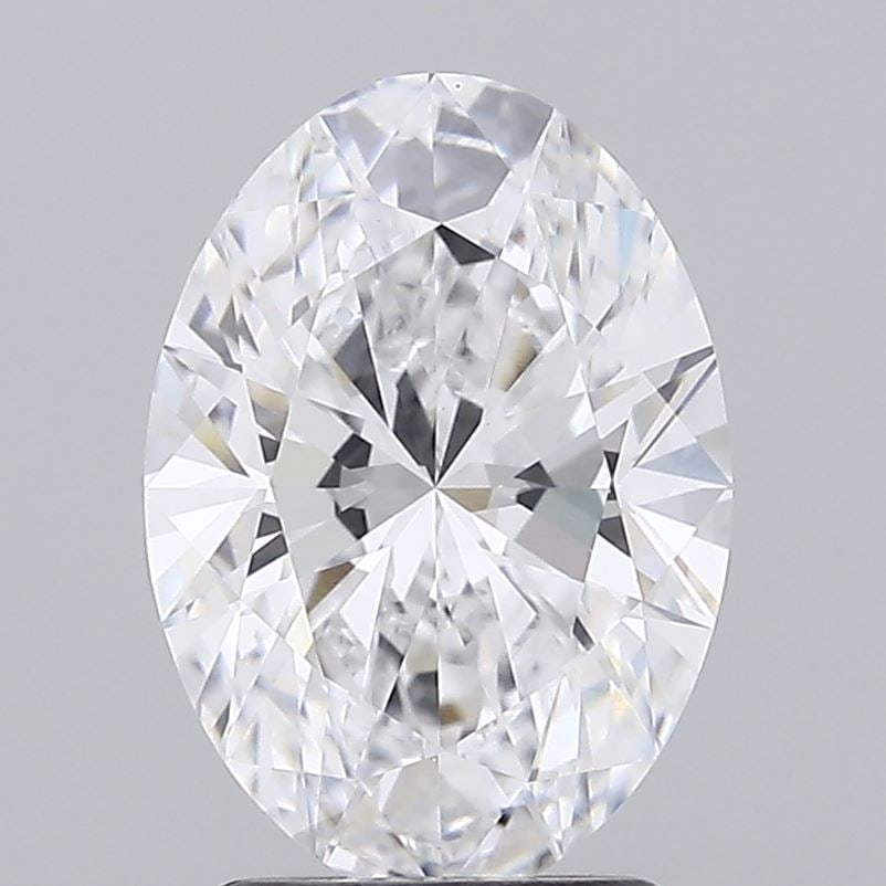 Loose Diamond - OVAL 2.5ct D VVS2: Loose Diamond - OVAL 2.5ct D VVS2 Source: This is a real non-mined Diamond that has been grown in a lab Shape: OVAL Carats: 2.5 Color: D Clarity: VVS2 Certification: IGI Video: