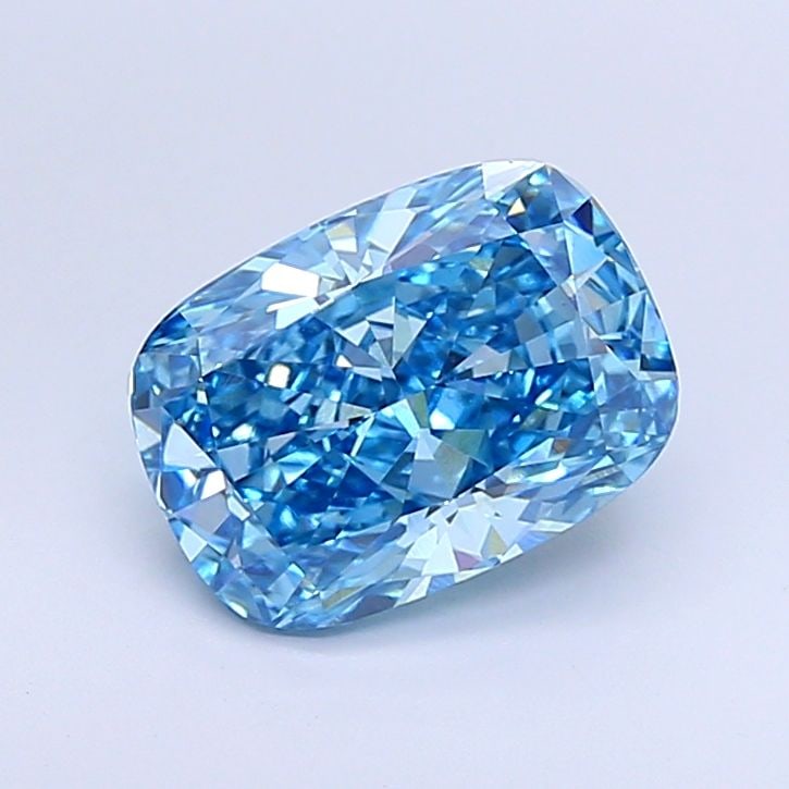 Loose Diamond - CUSHION MODIFIED 3.6ct Fancy Vivid Blue VS1: Loose Diamond - CUSHION MODIFIED 3.6ct Fancy Vivid Blue VS1 Source: This is a real non-mined Diamond that has been grown in a lab Shape: CUSHION MODIFIED Carats: 3.6 Color: Fancy Vivid Blue Certificat