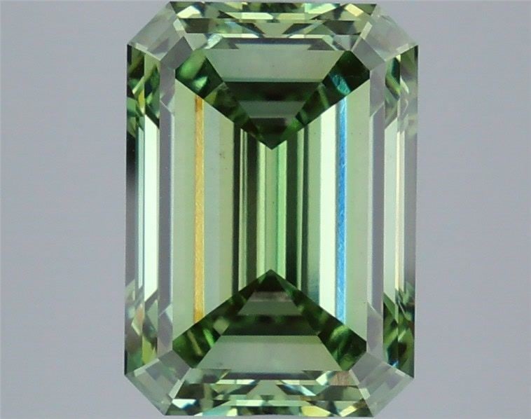 Loose Diamond - EMERALD 5.53ct Fancy Vivid Green VS1: Loose Diamond - EMERALD 5.53ct Fancy Vivid Green VS1 Source: This is a real non-mined Diamond that has been grown in a lab Shape: EMERALD Carats: 5.53 Color: Fancy Vivid Green Certification: IGI