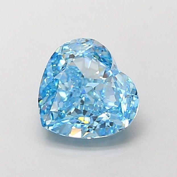 Loose Diamond - HEART 1.54ct Fancy Vivid Blue VVS2: Loose Diamond - HEART 1.54ct Fancy Vivid Blue VVS2 Source: This is a real non-mined Diamond that has been grown in a lab Shape: HEART Carats: 1.54 Color: Fancy Vivid Blue Certification: IGI Video:
