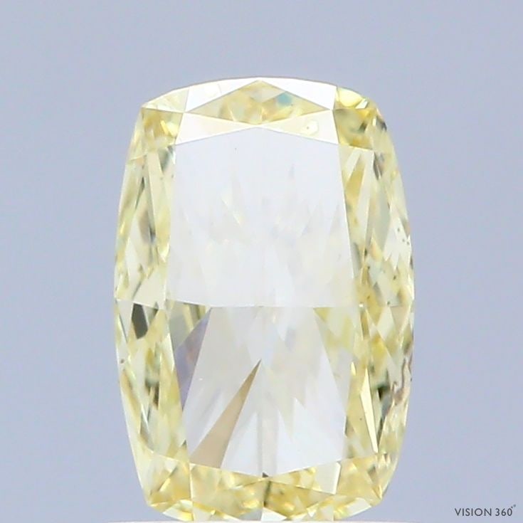 Loose Diamond - CUSHION MODIFIED 1.01ct Fancy Yellow VVS2: Loose Diamond - CUSHION MODIFIED 1.01ct Fancy Yellow VVS2 Source: This is a real non-mined Diamond that has been grown in a lab Shape: CUSHION MODIFIED Carats: 1.01 Color: Fancy Yellow Certification: 