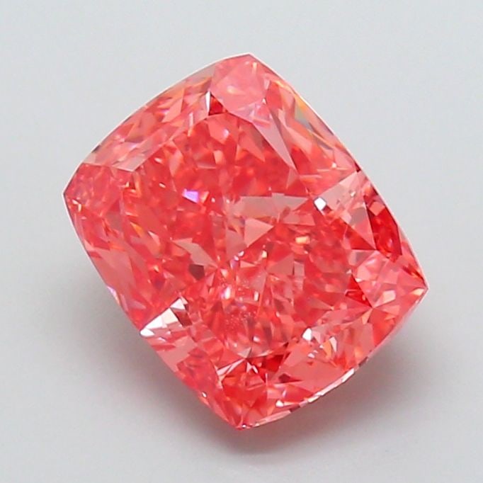 Loose Diamond - CUSHION MODIFIED 5.06ct Fancy Vivid Pink VVS2: Loose Diamond - CUSHION MODIFIED 5.06ct Fancy Vivid Pink VVS2 Source: This is a real non-mined Diamond that has been grown in a lab Shape: CUSHION MODIFIED Carats: 5.06 Color: Fancy Vivid Pink
