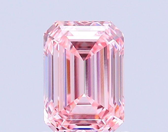 Loose Diamond - EMERALD 1.13ct Fancy Intense Pink VVS2: Loose Diamond - EMERALD 1.13ct Fancy Intense Pink VVS2 Source: This is a real non-mined Diamond that has been grown in a lab Shape: EMERALD Carats: 1.13 Color: Fancy Intense Pink Certification: IGI Vi