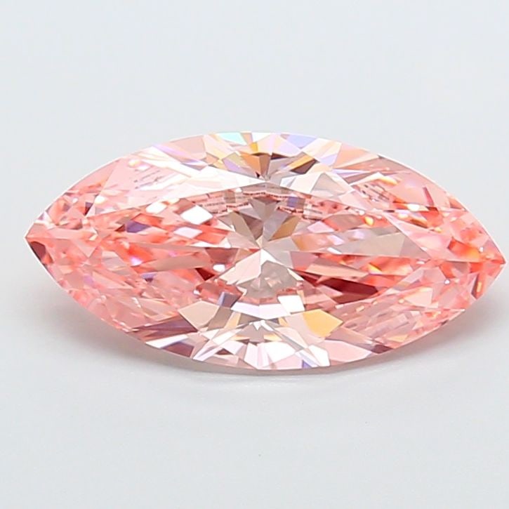 Loose Diamond - MARQUISE 4.0ct Fancy Vivid Pink VVS2: Loose Diamond - MARQUISE 4.0ct Fancy Vivid Pink VVS2 Source: This is a real non-mined Diamond that has been grown in a lab Shape: MARQUISE Carats: 4.0 Color: Fancy Vivid Pink Certification: IGI Video: