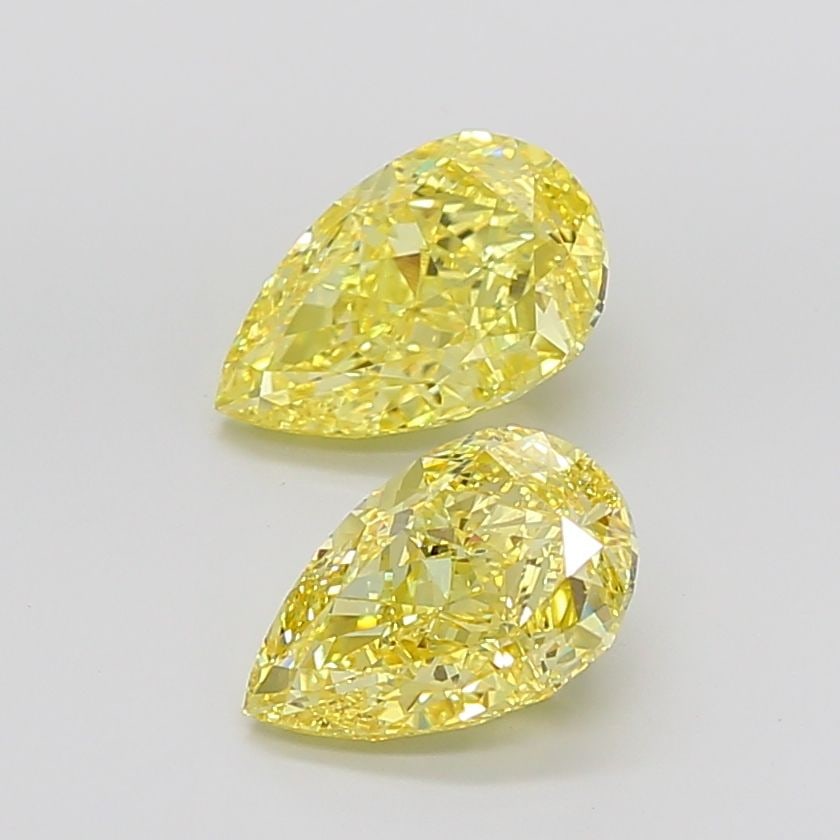 Loose Diamond - PEAR 2.02ct Fancy Intense Yellow VS1: Loose Diamond - PEAR 2.02ct Fancy Intense Yellow VS1 Source: This is a real non-mined Diamond that has been grown in a lab Shape: PEAR Carats: 2.02 Color: Fancy Intense Yellow Certification: IGI Video