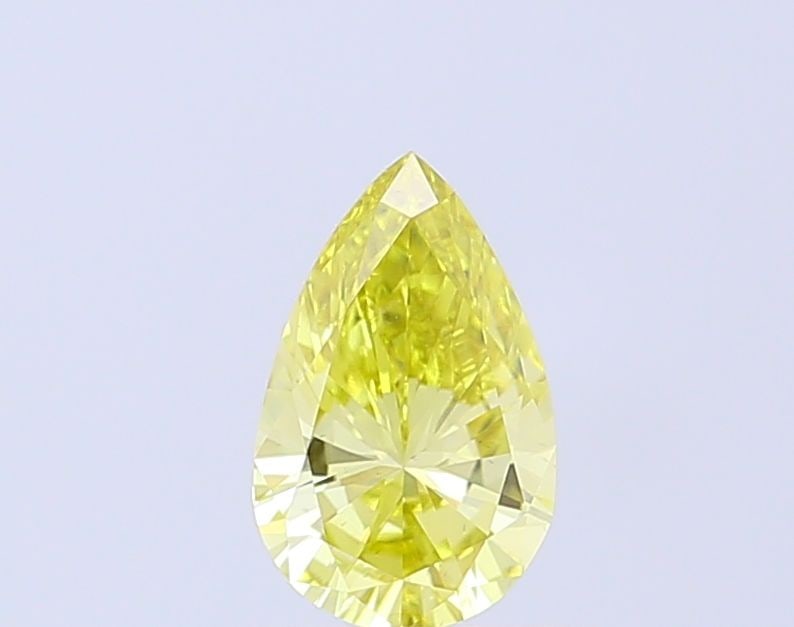 Loose Diamond - PEAR 0.9ct Fancy Vivid Yellow VS1: Loose Diamond - PEAR 0.9ct Fancy Vivid Yellow VS1 Source: This is a real non-mined Diamond that has been grown in a lab Shape: PEAR Carats: 0.9 Color: Fancy Vivid Yellow Certification: NONE Video:
