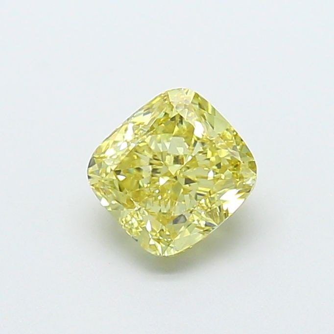 Loose Diamond - CUSHION MODIFIED 1.52ct Fancy Intense Yellow VS1: Loose Diamond - CUSHION MODIFIED 1.52ct Fancy Intense Yellow VS1 Source: This is a real non-mined Diamond that has been grown in a lab Shape: CUSHION MODIFIED Carats: 1.52 Color: Fancy Intense Yellow 