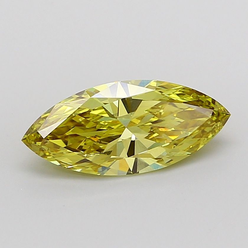 Loose Diamond - MARQUISE 2.35ct Fancy Intense Yellow VVS2: Loose Diamond - MARQUISE 2.35ct Fancy Intense Yellow VVS2 Source: This is a real non-mined Diamond that has been grown in a lab Shape: MARQUISE Carats: 2.35 Color: Fancy Intense Yellow Certification: 