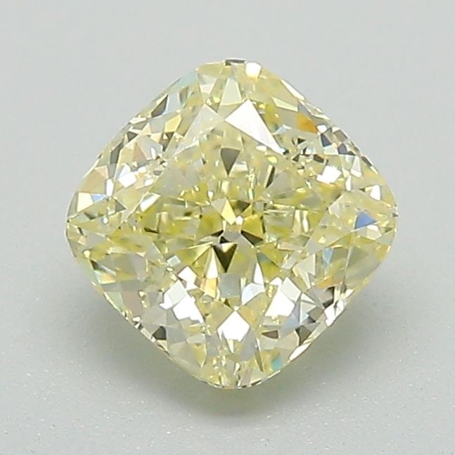 Loose Diamond - CUSHION BRILLIANT 1.13ct Fancy Yellow VS1: Loose Diamond - CUSHION BRILLIANT 1.13ct Fancy Yellow VS1 Source: This is a real non-mined Diamond that has been grown in a lab Shape: CUSHION BRILLIANT Carats: 1.13 Color: Fancy Yellow Certification: