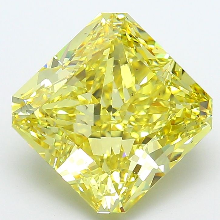 Loose Diamond - SQUARE RADIANT 9.01ct Fancy Intense Yellow VS2: Loose Diamond - SQUARE RADIANT 9.01ct Fancy Intense Yellow VS2 Source: This is a real non-mined Diamond that has been grown in a lab Shape: SQUARE RADIANT Carats: 9.01 Color: Fancy Intense Yellow Cert