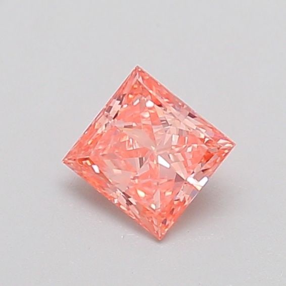 Loose Diamond - PRINCESS 0.37ct Fancy Vivid Pink VS2: Loose Diamond - PRINCESS 0.37ct Fancy Vivid Pink VS2 Source: This is a real non-mined Diamond that has been grown in a lab Shape: PRINCESS Carats: 0.37 Color: Fancy Vivid Pink Certification: IGI Video