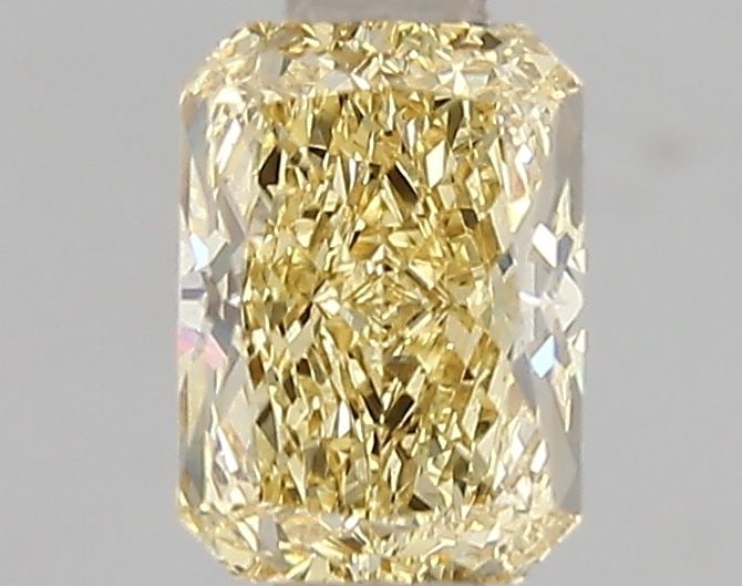 Loose Diamond - RADIANT 1.14ct Fancy Intense Yellow VS1: Loose Diamond - RADIANT 1.14ct Fancy Intense Yellow VS1 Source: This is a real non-mined Diamond that has been grown in a lab Shape: RADIANT Carats: 1.14 Color: Fancy Intense Yellow Certification: IGI