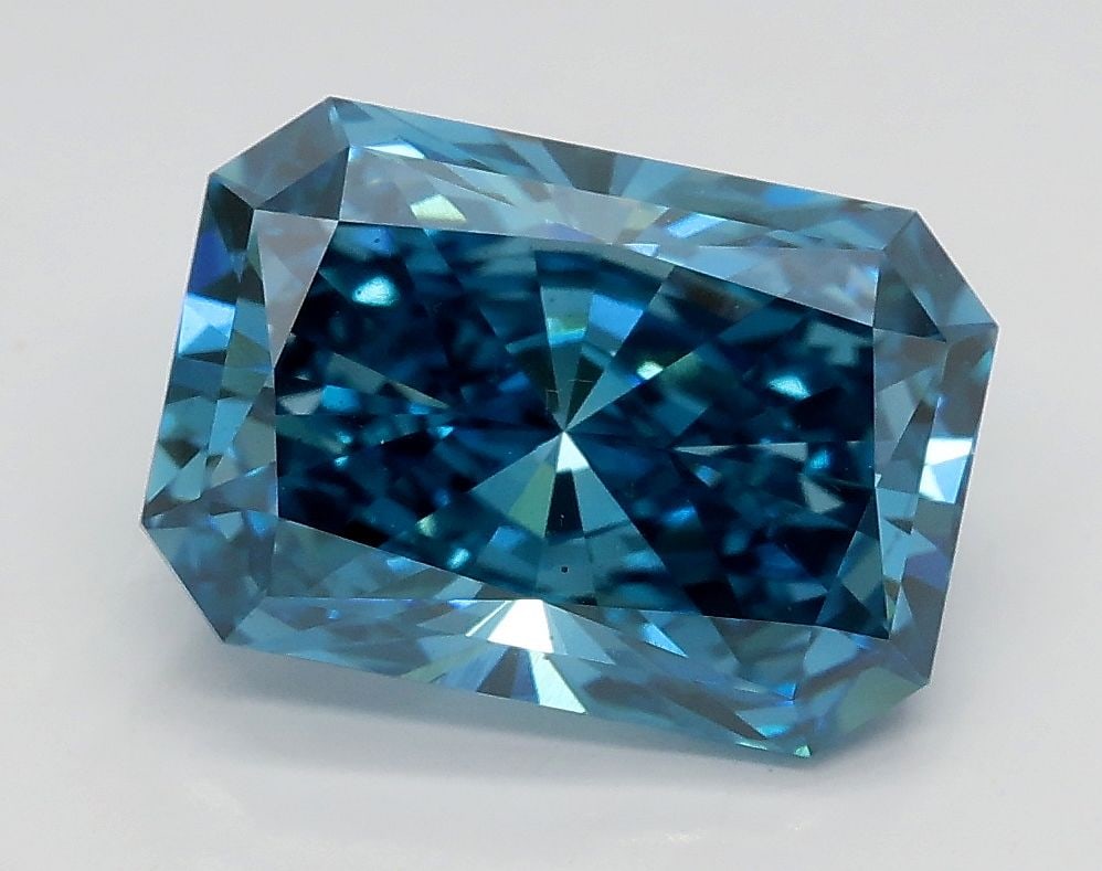 Loose Diamond - RADIANT 2.76ct Fancy Vivid Blue VS2 (1 of 1)