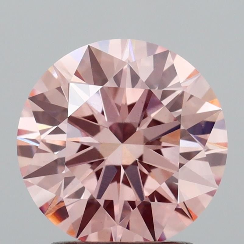Ideal Loose Diamond - ROUND 1.81ct Fancy Intense Pink VS1: Ideal Loose Diamond - ROUND 1.81ct Fancy Intense Pink VS1 Source: This is a real non-mined Diamond that has been grown in a lab Shape: ROUND Carats: 1.81 Color: Fancy Intense Pink Certification: IGI V
