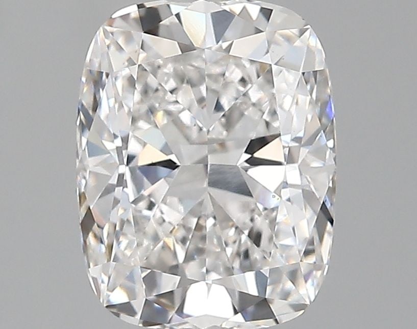 Loose Diamond - CUSHION MODIFIED 2.6ct E VS1: Loose Diamond - CUSHION MODIFIED 2.6ct E VS1 Source: This is a real non-mined Diamond that has been grown in a lab Shape: CUSHION MODIFIED Carats: 2.6 Color: E Clarity: VS1 Certification: IGI Video: