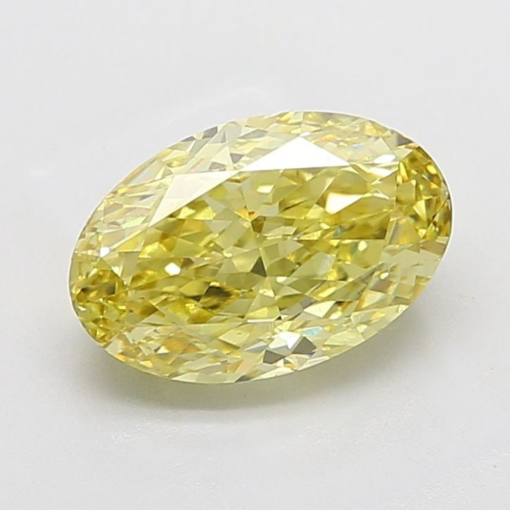 Loose Diamond - OVAL 4.09ct Fancy Intense Yellow VS2: Loose Diamond - OVAL 4.09ct Fancy Intense Yellow VS2 Source: This is a real non-mined Diamond that has been grown in a lab Shape: OVAL Carats: 4.09 Color: Fancy Intense Yellow Certification: IGI Video