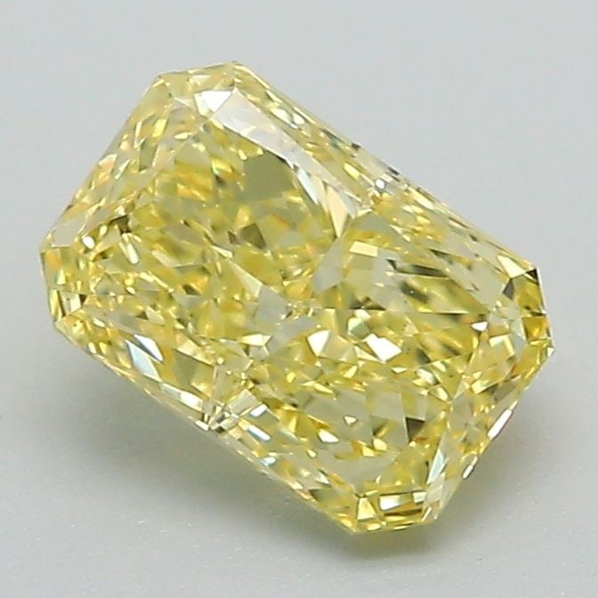 Loose Diamond - RADIANT 1.37ct Fancy Intense Yellow VS1: Loose Diamond - RADIANT 1.37ct Fancy Intense Yellow VS1 Source: This is a real non-mined Diamond that has been grown in a lab Shape: RADIANT Carats: 1.37 Color: Fancy Intense Yellow Certification: IGI