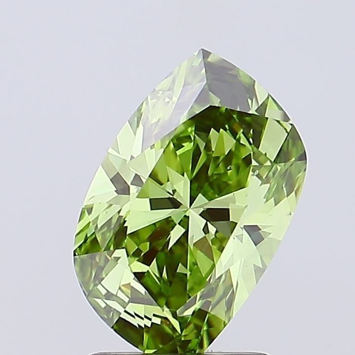 Loose Diamond - OTHERS 1.41ct Fancy Vivid Green VS2: Loose Diamond - OTHERS 1.41ct Fancy Vivid Green VS2 Source: This is a real non-mined Diamond that has been grown in a lab Shape: OTHERS Carats: 1.41 Color: Fancy Vivid Green Certification: IGI Video: