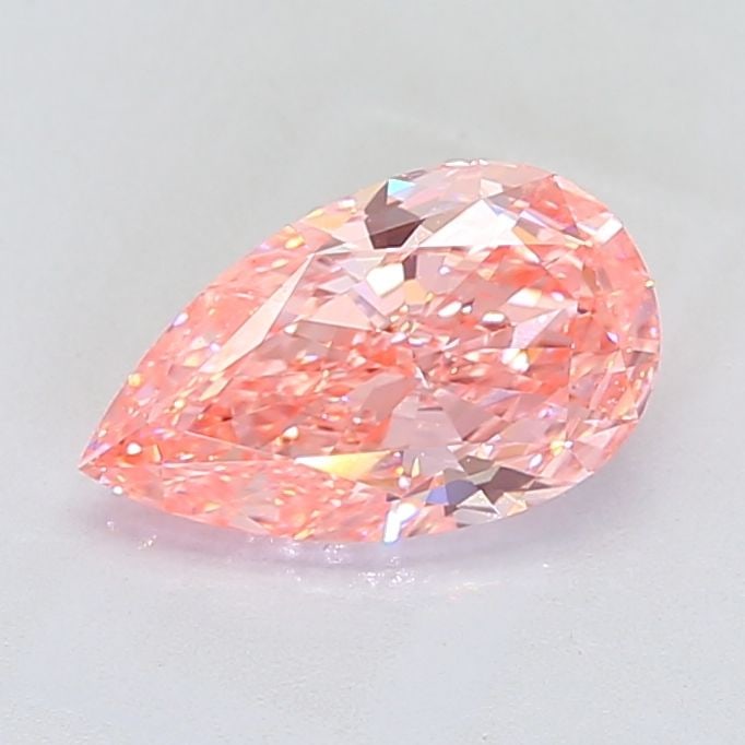 Loose Diamond - PEAR 2.6ct Fancy Vivid Pink VS1: Loose Diamond - PEAR 2.6ct Fancy Vivid Pink VS1 Source: This is a real non-mined Diamond that has been grown in a lab Shape: PEAR Carats: 2.6 Color: Fancy Vivid Pink Certification: IGI Video: Video