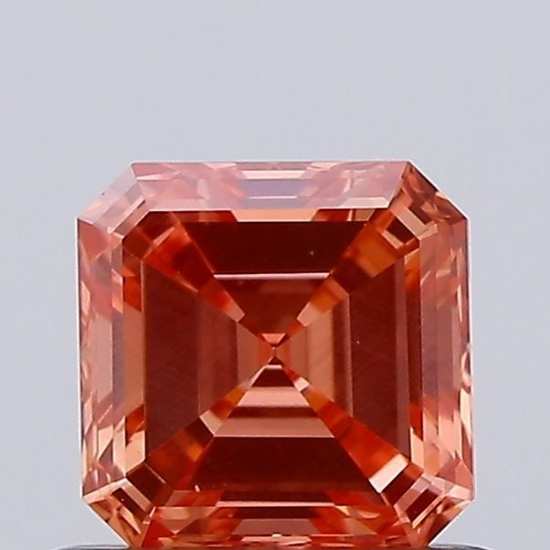 Loose Diamond - ASSCHER 0.51ct Fancy Intense Red VVS2: Loose Diamond - ASSCHER 0.51ct Fancy Intense Red VVS2 Source: This is a real non-mined Diamond that has been grown in a lab Shape: ASSCHER Carats: 0.51 Color: Fancy Intense Red Certification: NONE Vid