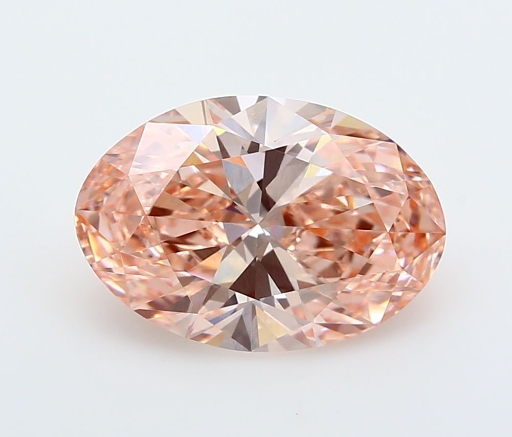Loose Diamond - OVAL 3.52ct Fancy Vivid Pink VVS2: Loose Diamond - OVAL 3.52ct Fancy Vivid Pink VVS2 Source: This is a real non-mined Diamond that has been grown in a lab Shape: OVAL Carats: 3.52 Color: Fancy Vivid Pink Certification: IGI Video: