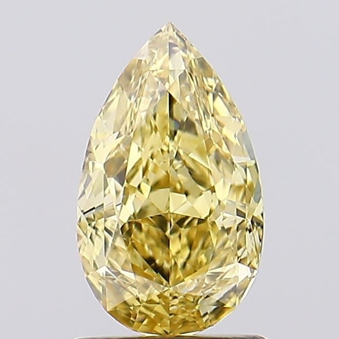 Loose Diamond - PEAR 1.39ct Fancy Intense Yellow VS1: Loose Diamond - PEAR 1.39ct Fancy Intense Yellow VS1 Source: This is a real non-mined Diamond that has been grown in a lab Shape: PEAR Carats: 1.39 Color: Fancy Intense Yellow Certification: IGI Video