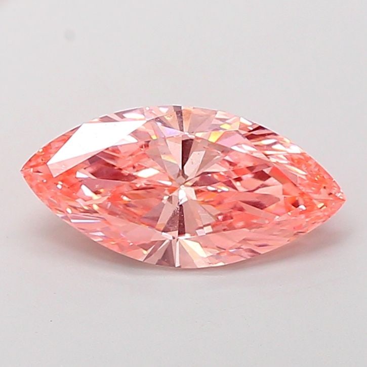 Loose Diamond - MARQUISE 3.16ct Fancy Vivid Pink VVS2: Loose Diamond - MARQUISE 3.16ct Fancy Vivid Pink VVS2 Source: This is a real non-mined Diamond that has been grown in a lab Shape: MARQUISE Carats: 3.16 Color: Fancy Vivid Pink Certification: IGI Vide