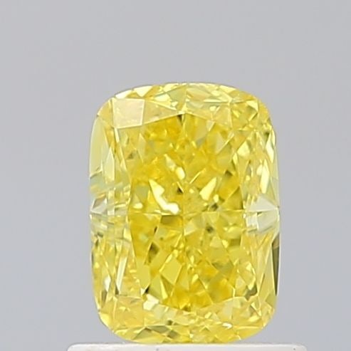 Loose Diamond - CUSHION MODIFIED 1.0ct Fancy Vivid Yellow VS1: Loose Diamond - CUSHION MODIFIED 1.0ct Fancy Vivid Yellow VS1 Source: This is a real non-mined Diamond that has been grown in a lab Shape: CUSHION MODIFIED Carats: 1.0 Color: Fancy Vivid Yellow Certif