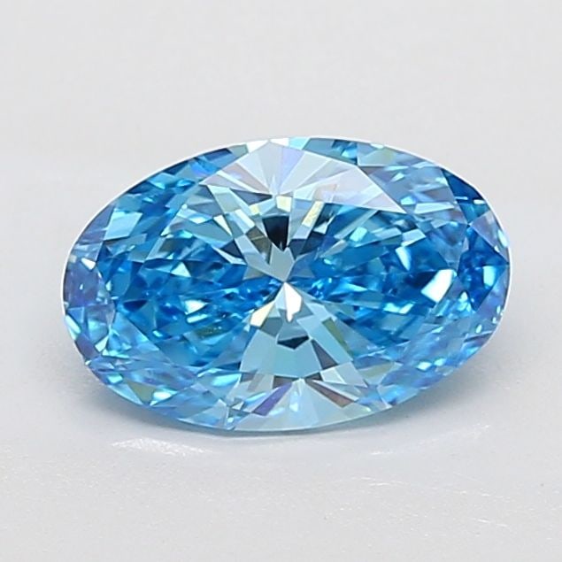 Loose Diamond - OVAL 2.01ct Fancy Vivid Blue VVS2: Loose Diamond - OVAL 2.01ct Fancy Vivid Blue VVS2 Source: This is a real non-mined Diamond that has been grown in a lab Shape: OVAL Carats: 2.01 Color: Fancy Vivid Blue Certification: IGI Video: