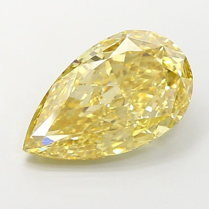 Loose Diamond - PEAR 5.0ct Fancy Intense Yellow VS1: Loose Diamond - PEAR 5.0ct Fancy Intense Yellow VS1 Source: This is a real non-mined Diamond that has been grown in a lab Shape: PEAR Carats: 5.0 Color: Fancy Intense Yellow Certification: IGI Video: