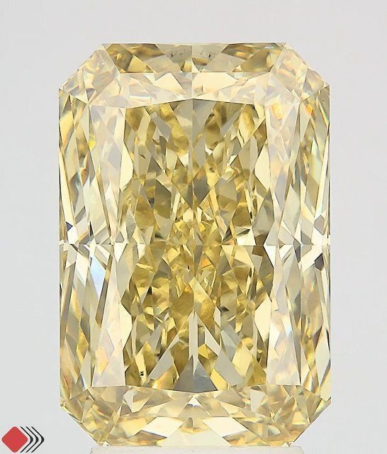 Loose Diamond - RADIANT 5.03ct Fancy Intense Yellow VVS2: Loose Diamond - RADIANT 5.03ct Fancy Intense Yellow VVS2 Source: This is a real non-mined Diamond that has been grown in a lab Shape: RADIANT Carats: 5.03 Color: Fancy Intense Yellow Certification: IG