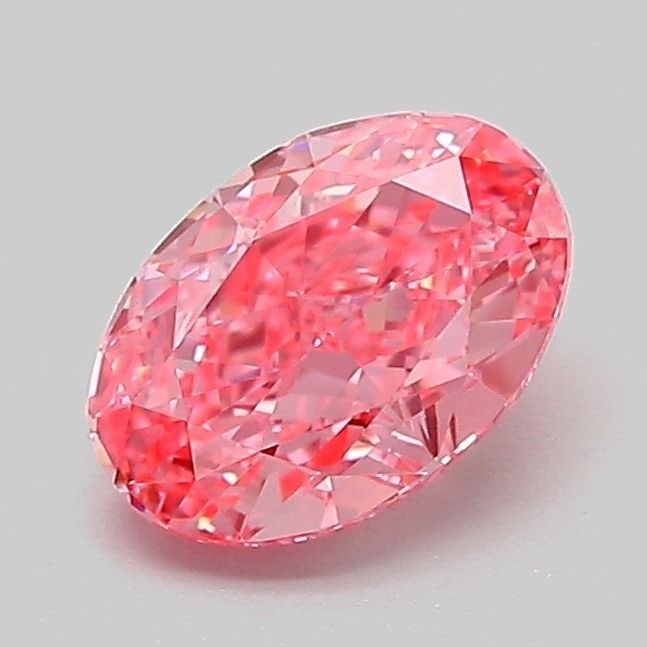 Loose Diamond - OVAL 1.03ct Fancy Vivid Pink VVS2: Loose Diamond - OVAL 1.03ct Fancy Vivid Pink VVS2 Source: This is a real non-mined Diamond that has been grown in a lab Shape: OVAL Carats: 1.03 Color: Fancy Vivid Pink Certification: IGI Video: