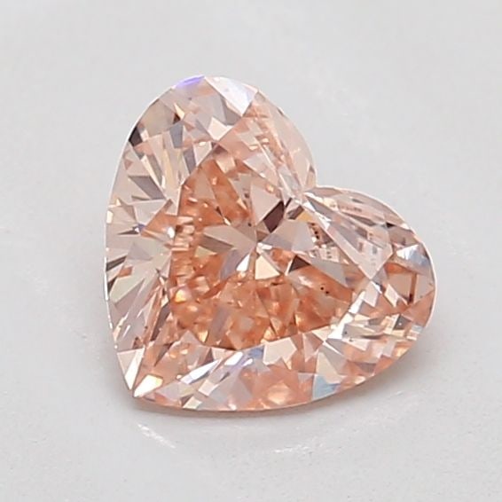 Loose Diamond - HEART 0.56ct Fancy Light Brown VS1: Loose Diamond - HEART 0.56ct Fancy Light Brown VS1 Source: This is a real non-mined Diamond that has been grown in a lab Shape: HEART Carats: 0.56 Color: Fancy Light Brown Certification: IGI Video: