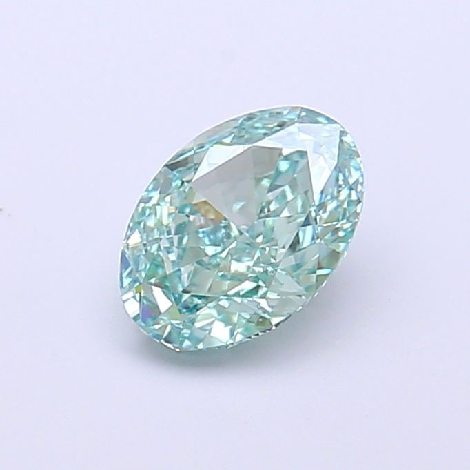 Loose Diamond - OVAL 1.06ct Fancy Vivid Green VS1: Loose Diamond - OVAL 1.06ct Fancy Vivid Green VS1 Source: This is a real non-mined Diamond that has been grown in a lab Shape: OVAL Carats: 1.06 Color: Fancy Vivid Green Certification: IGI Video: