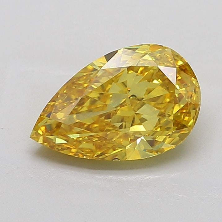 Loose Diamond - PEAR 3.02ct Fancy Vivid Yellow SI1: Loose Diamond - PEAR 3.02ct Fancy Vivid Yellow SI1 Source: This is a real non-mined Diamond that has been grown in a lab Shape: PEAR Carats: 3.02 Color: Fancy Vivid Yellow Certification: IGI Video: