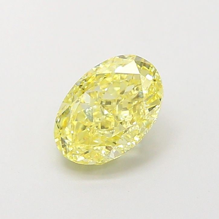 Loose Diamond - OVAL 1.03ct Fancy Intense Yellow VS2: Loose Diamond - OVAL 1.03ct Fancy Intense Yellow VS2 Source: This is a real non-mined Diamond that has been grown in a lab Shape: OVAL Carats: 1.03 Color: Fancy Intense Yellow Certification: IGI Video