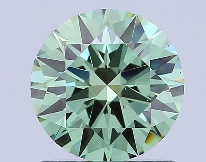 Ideal Loose Diamond - ROUND 1.05ct Fancy Vivid Green VS1: Ideal Loose Diamond - ROUND 1.05ct Fancy Vivid Green VS1 Source: This is a real non-mined Diamond that has been grown in a lab Shape: ROUND Carats: 1.05 Color: Fancy Vivid Green Certification: IGI