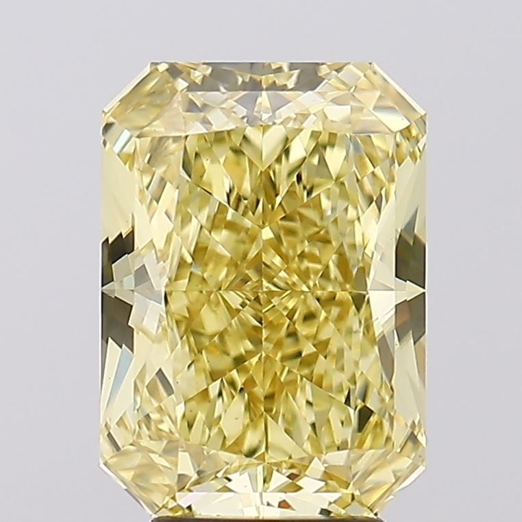 Loose Diamond - RADIANT 4.58ct Fancy Intense Yellow VS1: Loose Diamond - RADIANT 4.58ct Fancy Intense Yellow VS1 Source: This is a real non-mined Diamond that has been grown in a lab Shape: RADIANT Carats: 4.58 Color: Fancy Intense Yellow Certification: IGI