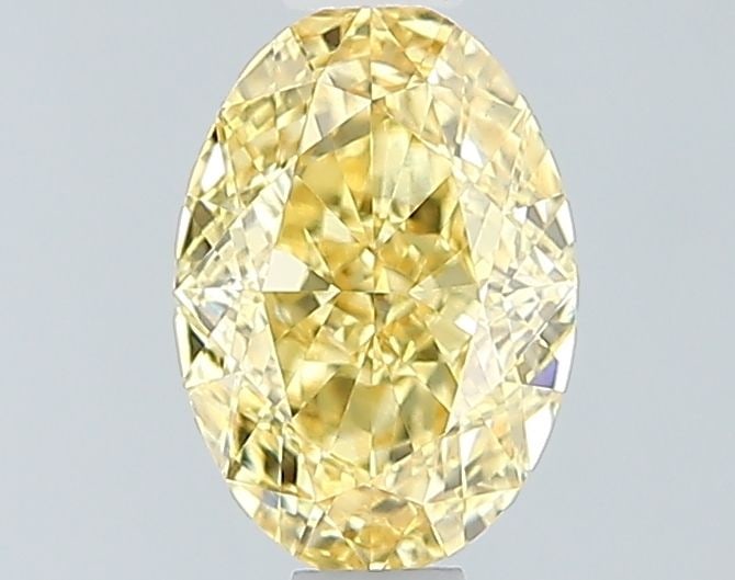 Loose Diamond - OVAL 1.1ct Fancy Vivid Yellow VVS2: Loose Diamond - OVAL 1.1ct Fancy Vivid Yellow VVS2 Source: This is a real non-mined Diamond that has been grown in a lab Shape: OVAL Carats: 1.1 Color: Fancy Vivid Yellow Certification: IGI Video: