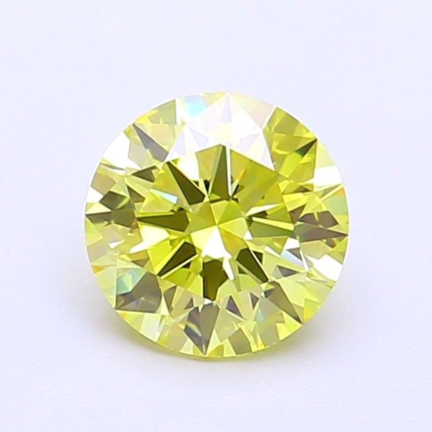 Ideal Loose Diamond - ROUND 1.04ct Fancy Intense Yellow VVS2: Ideal Loose Diamond - ROUND 1.04ct Fancy Intense Yellow VVS2 Source: This is a real non-mined Diamond that has been grown in a lab Shape: ROUND Carats: 1.04 Color: Fancy Intense Yellow Certification: 