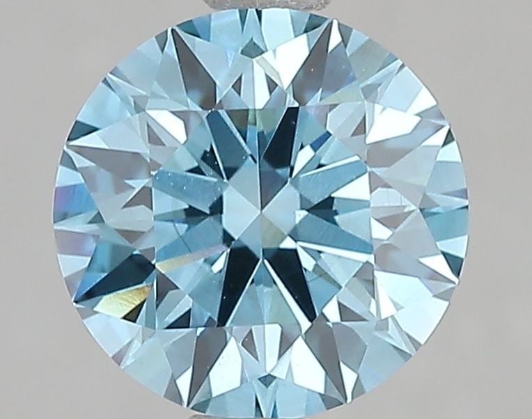 Ideal Loose Diamond - ROUND 2.09ct Fancy Vivid Blue VS2: Ideal Loose Diamond - ROUND 2.09ct Fancy Vivid Blue VS2 Source: This is a real non-mined Diamond that has been grown in a lab Shape: ROUND Carats: 2.09 Color: Fancy Vivid Blue Certification: IGI Video