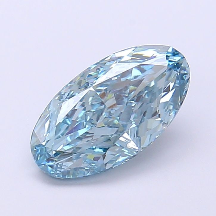 Loose Diamond - OVAL 1.82ct Fancy Vivid Blue VVS2: Loose Diamond - OVAL 1.82ct Fancy Vivid Blue VVS2 Source: This is a real non-mined Diamond that has been grown in a lab Shape: OVAL Carats: 1.82 Color: Fancy Vivid Blue Certification: IGI Video: