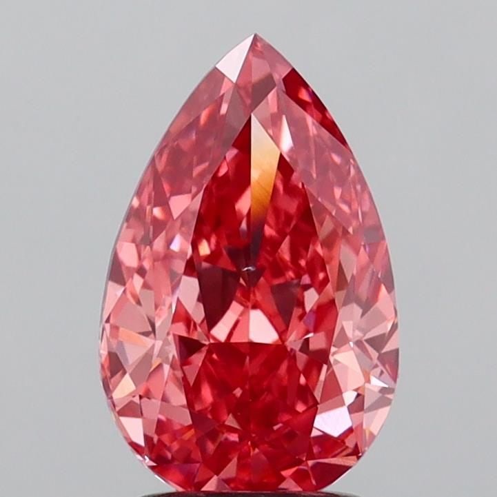 Loose Diamond - PEAR 2.24ct Fancy Vivid Pink VS1: Loose Diamond - PEAR 2.24ct Fancy Vivid Pink VS1 Source: This is a real non-mined Diamond that has been grown in a lab Shape: PEAR Carats: 2.24 Color: Fancy Vivid Pink Certification: IGI Video: