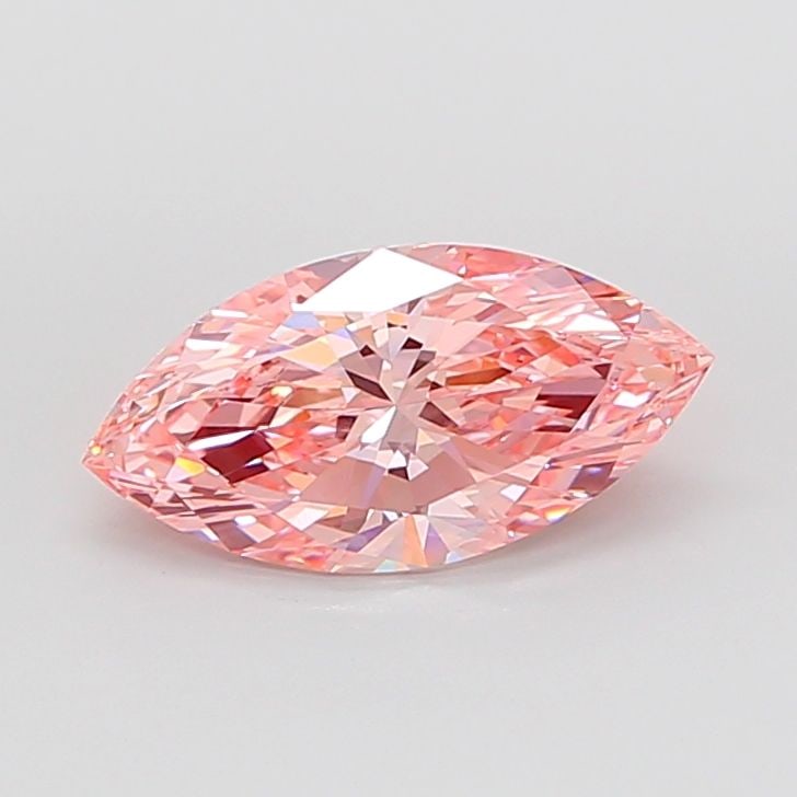 Loose Diamond - MARQUISE 4.05ct Fancy Vivid Pink VS1: Loose Diamond - MARQUISE 4.05ct Fancy Vivid Pink VS1 Source: This is a real non-mined Diamond that has been grown in a lab Shape: MARQUISE Carats: 4.05 Color: Fancy Vivid Pink Certification: IGI Video